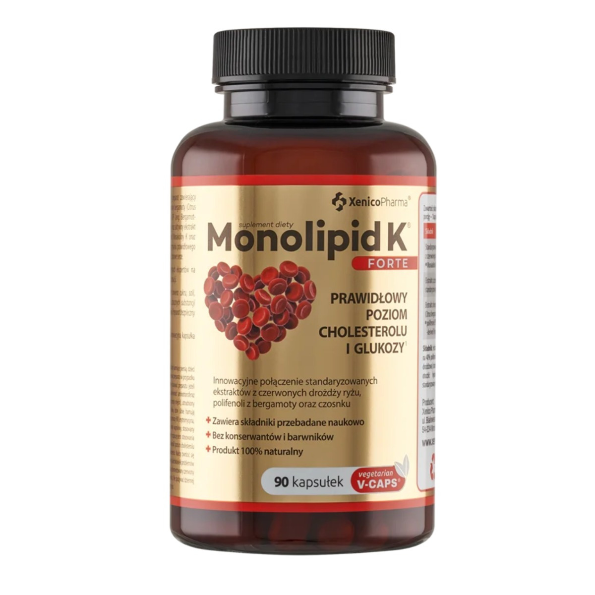 Xenico Pharma Monolipid K Forte suplement diety, 90 kaps./1 opak.