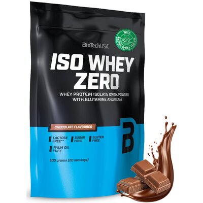 Odżywka białkowa BIOTECH Iso Whey Zero Czekoladowy (500 g) Bez cukru i laktozy
