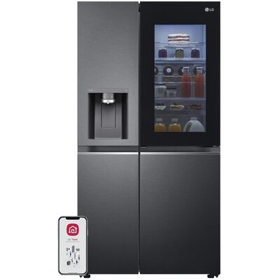 Lodówka LG GSXV90MCDE Side by Side 179cm Grafitowy NatureFresh