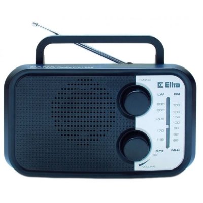 Radio ELTRA Dana 206 Analogowe Przenośne Czarny