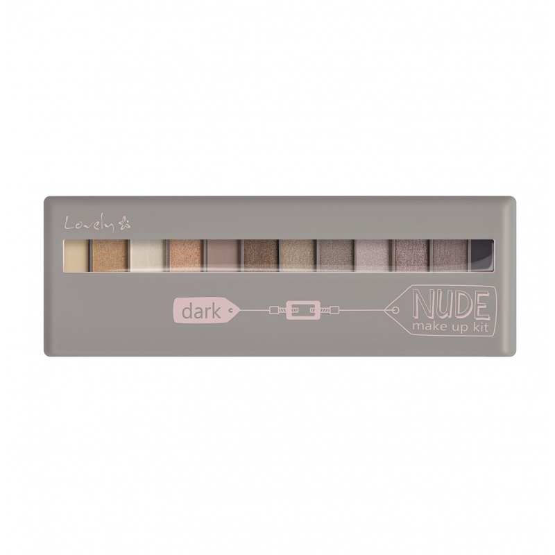 Lovely Nude Make Up Kit paleta cieni do powiek, 13 g