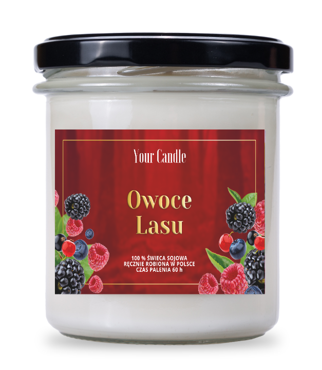 Your Candle sojowa świeca Owoce Leśne, 300 ml