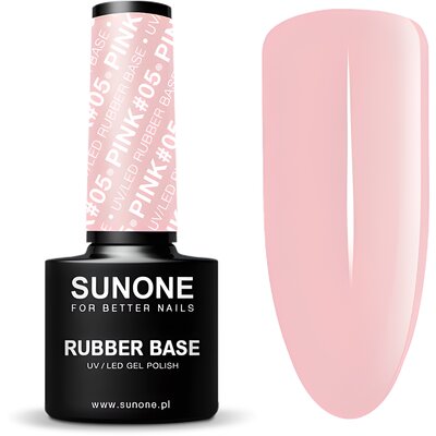 Baza hybrydowa SUNONE Rubber Base Pink 05 5 ml