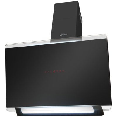 Okap AMICA OKP9655S Czarne szkło 611m3/h 69dB klasa A