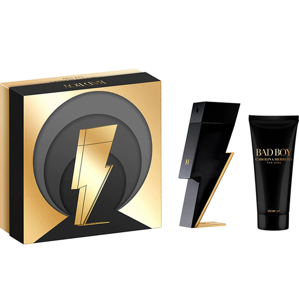 Carolina Herrera Bad Boy zestaw: woda toaletowa męska, 100 ml + żel pod prysznic, 100 ml