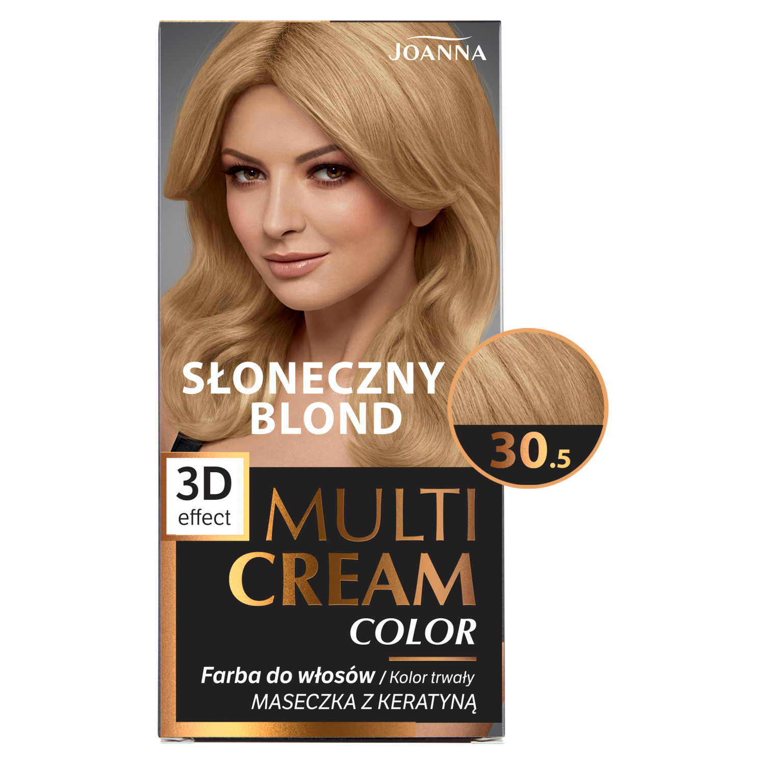 Joanna Multi Cream Color farba do włosów 30.5 słoneczny blond, 1 opak.