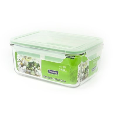 Pojemnik szklany GLASSLOCK MCRB-190 1.9 L Zielony