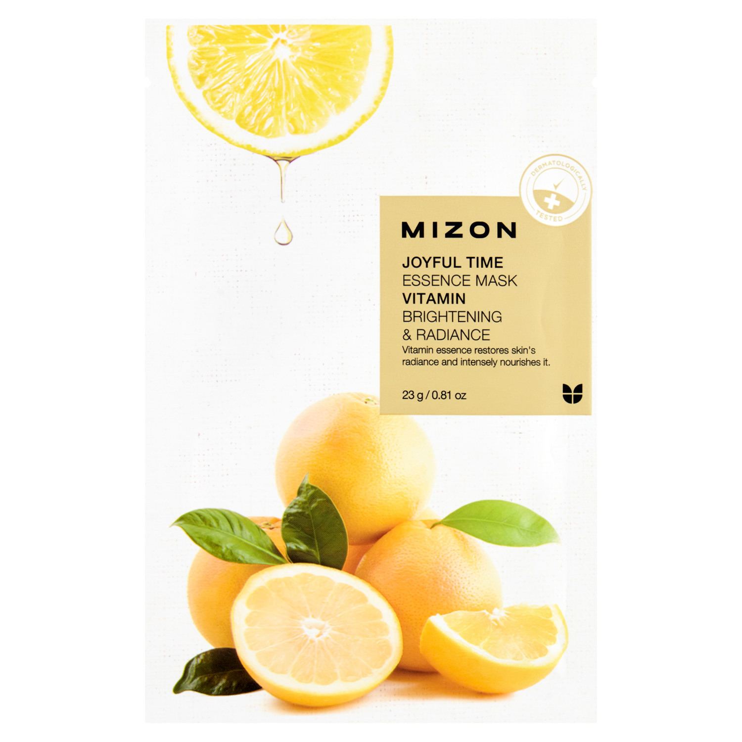 Mizon Joyful Time rozświetlająca maska do twarzy, 23 g