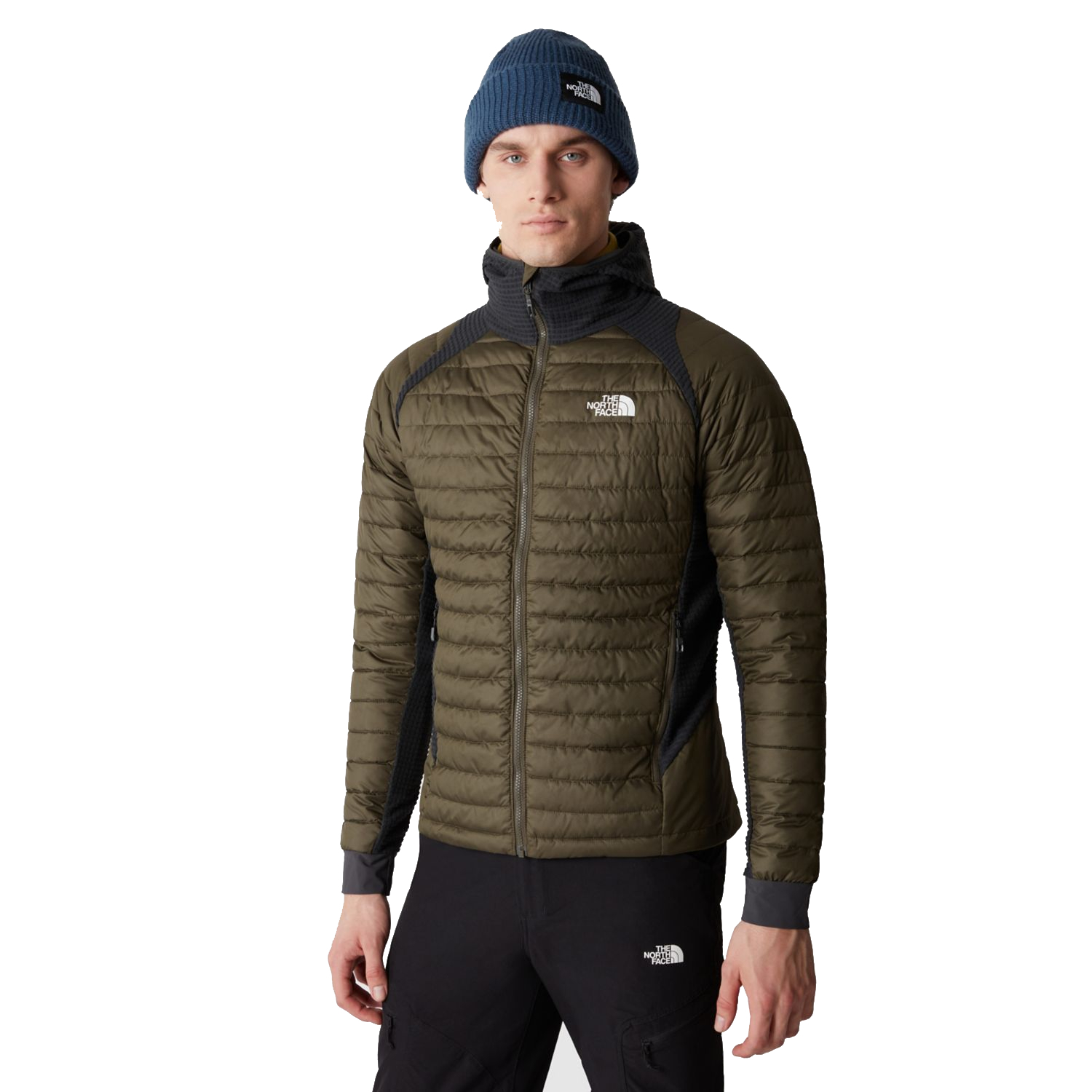 Męska kurtka hybrydowa The North Face Insulation Hybrid Jacket new taupe green/aspalt grey - XL