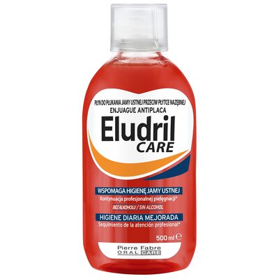 Płyn do płukania jamy ustnej ELUDRIL Care Anti-plaque 500 ml