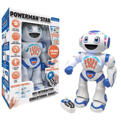 Robot zdalnie sterowany LEXIBOOK Powerman Star Robot do nauki i zabawy ROB85PL