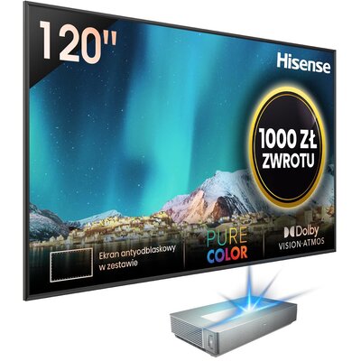 Laser TV HISENSE 120L5HA 120" 4K Dolby Atmos Dolby Vision HDMI 2.1