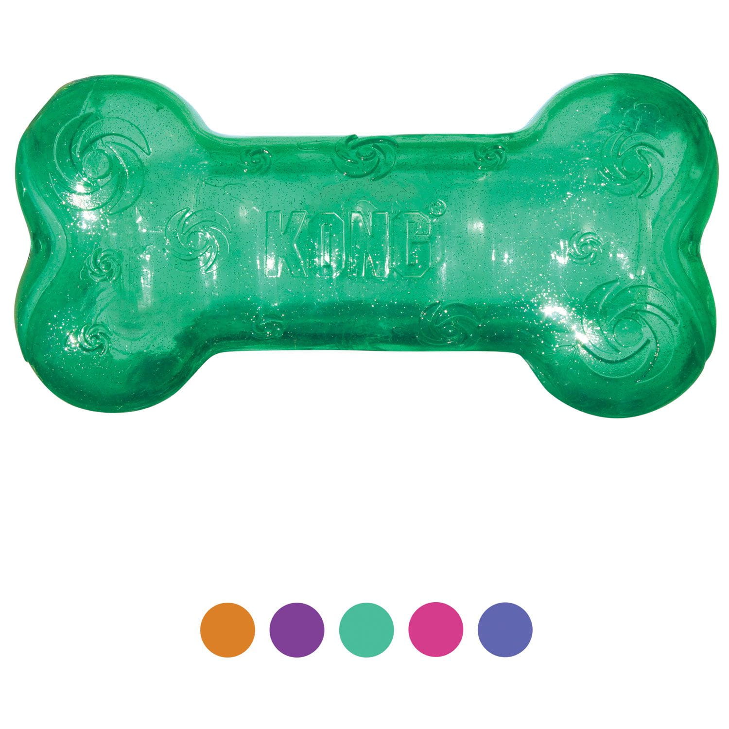 KONG® Zabawka dla psa Squeezz® Crackle Bone