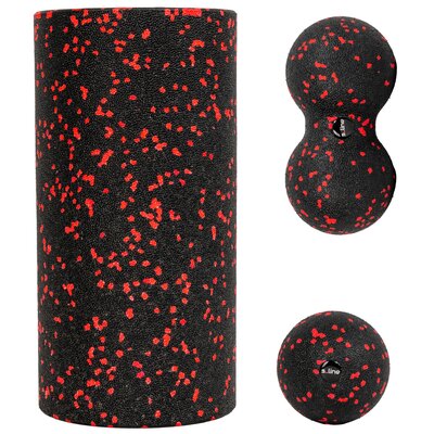 Roller S_LINE SA010BR Czarno-czerwony (3 szt.)