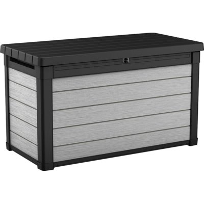 Skrzynia ogrodowa KETER Denali Duo Tech Box 380L Czarno-szary