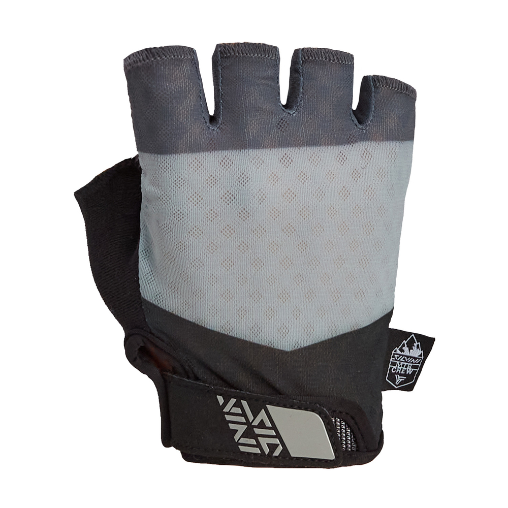 Męskie rękawiczki rowerowe krótkie Silvini Anapo black/cloud - XL