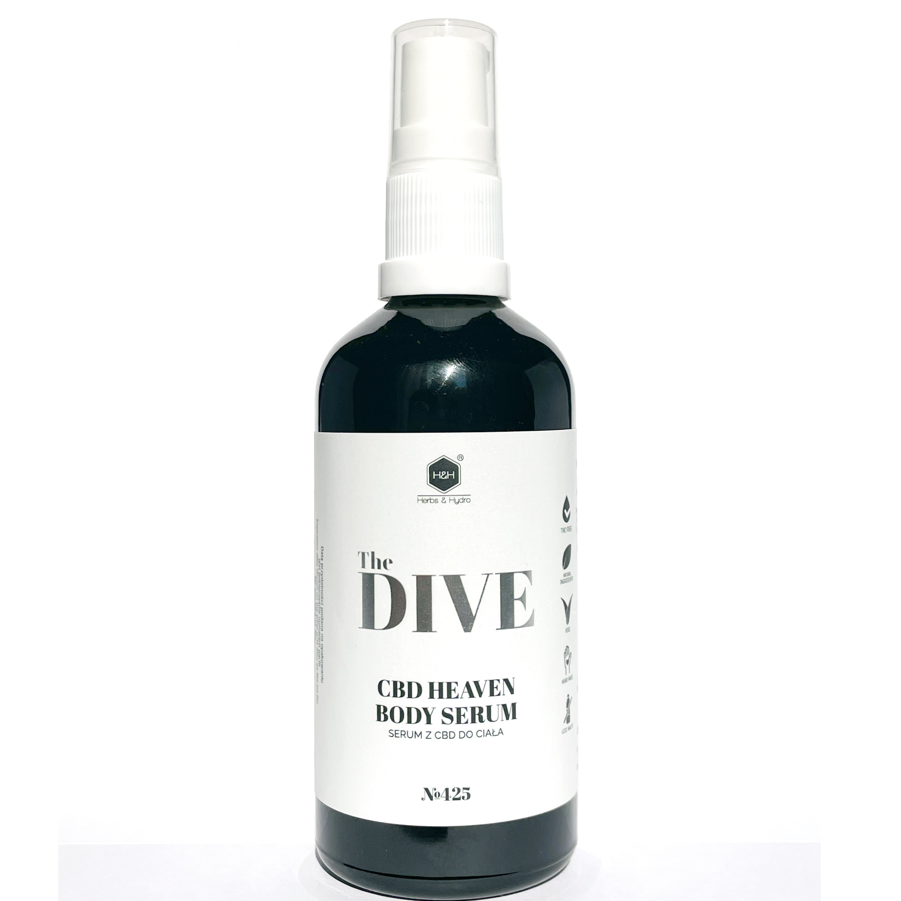 Herbs&Hydro The Dive CBD Heaven serum CBD do ciała, 99 ml
