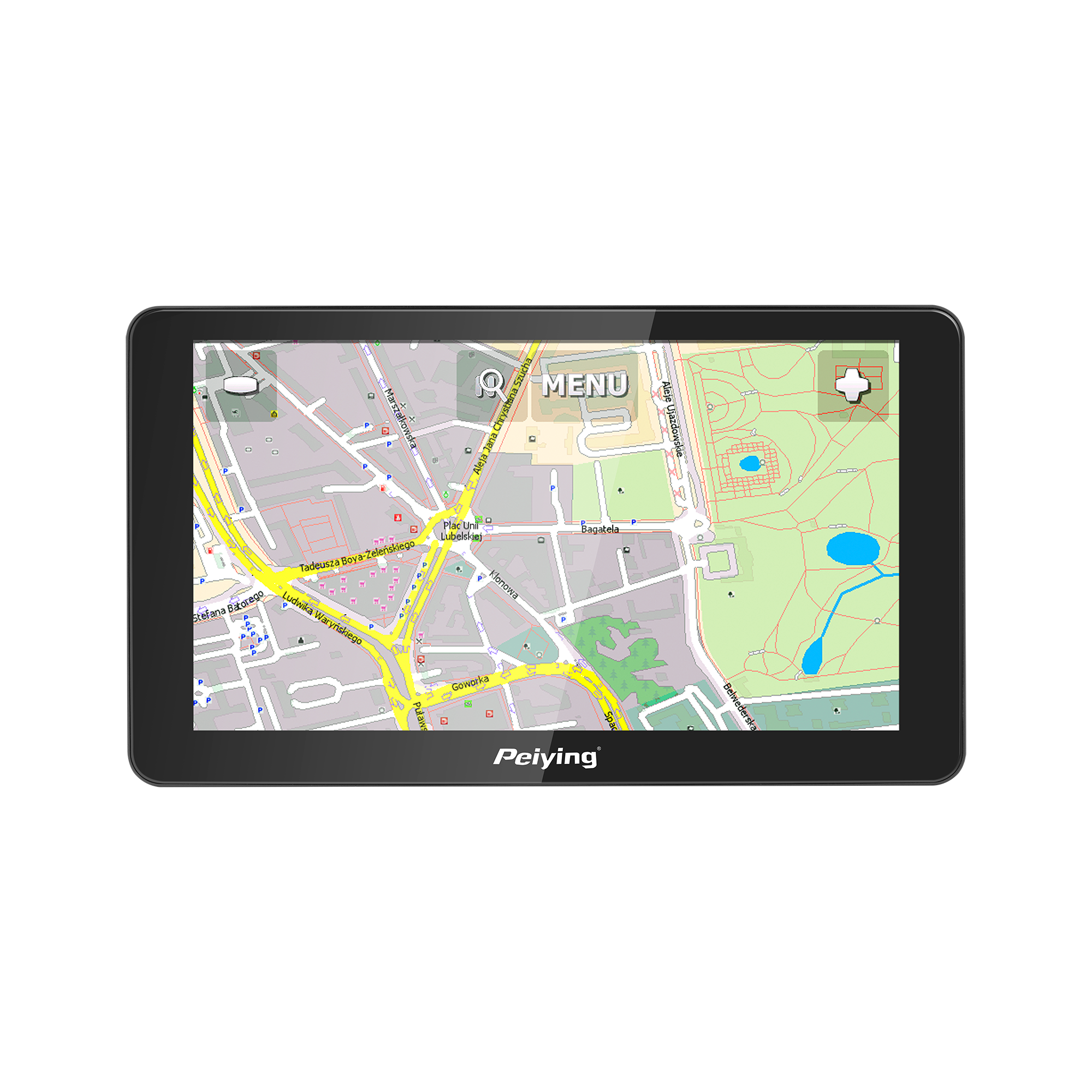 Nawigacja GPS Peiying Alien PY-GPS7014 z mapą Europy