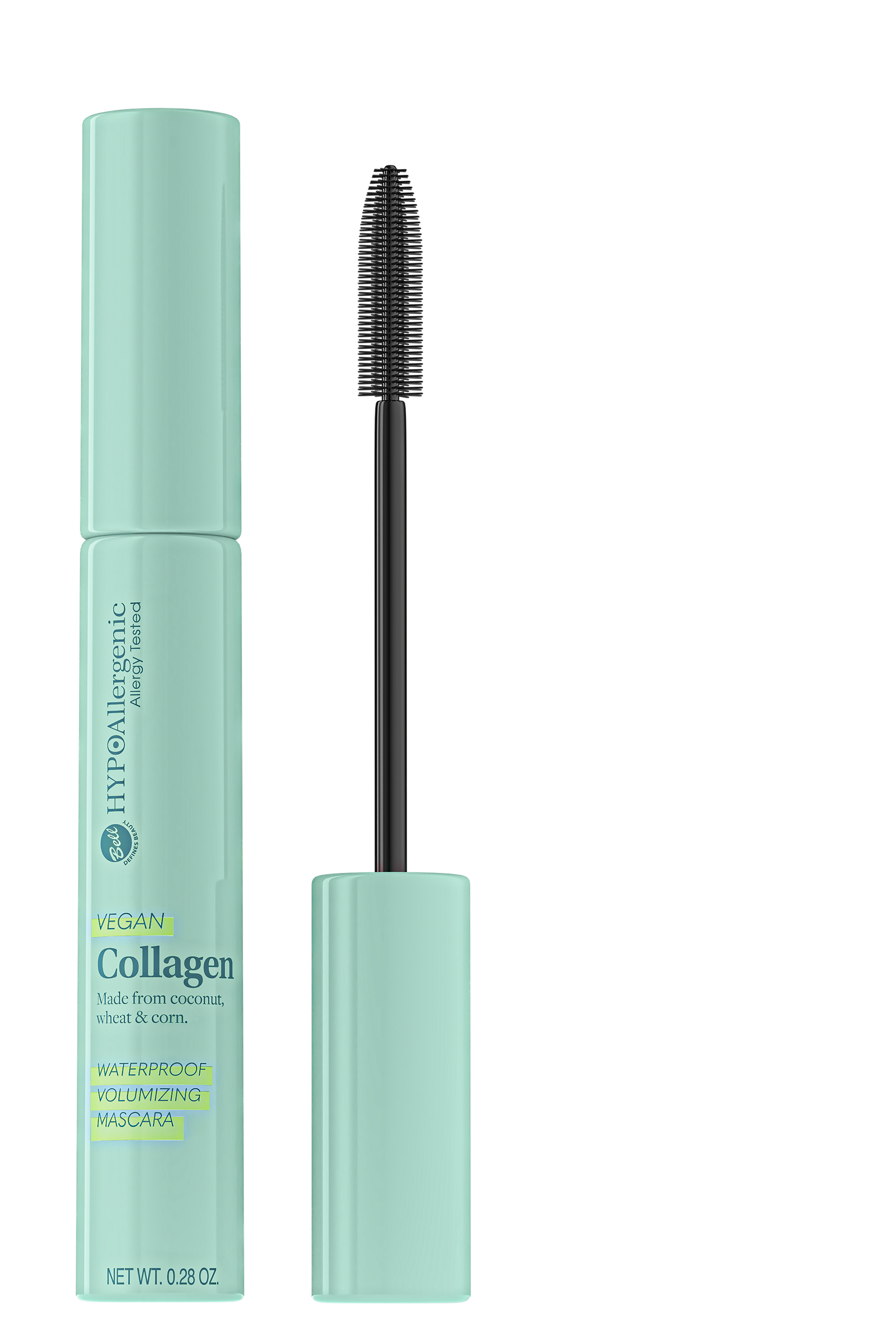 Bell HYPOAllergenic Vegan Collagen wodoodporny tusz do rzęs, 8 g