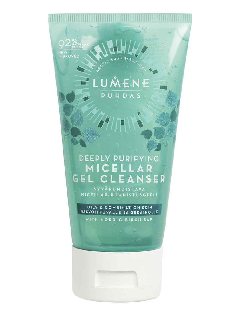 Lumene PUHDAS oczyszczający żel micelarny do twarzy, 150 ml