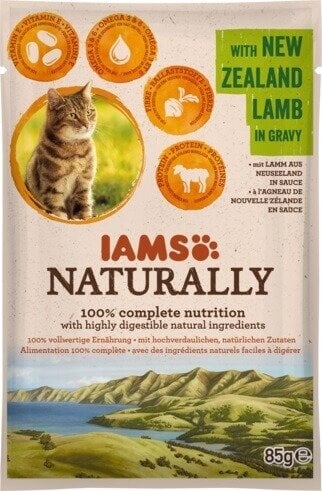 IAMS Naturally Adult New Zealand Lamb in Gravy jagnięcina w sosie 85 g