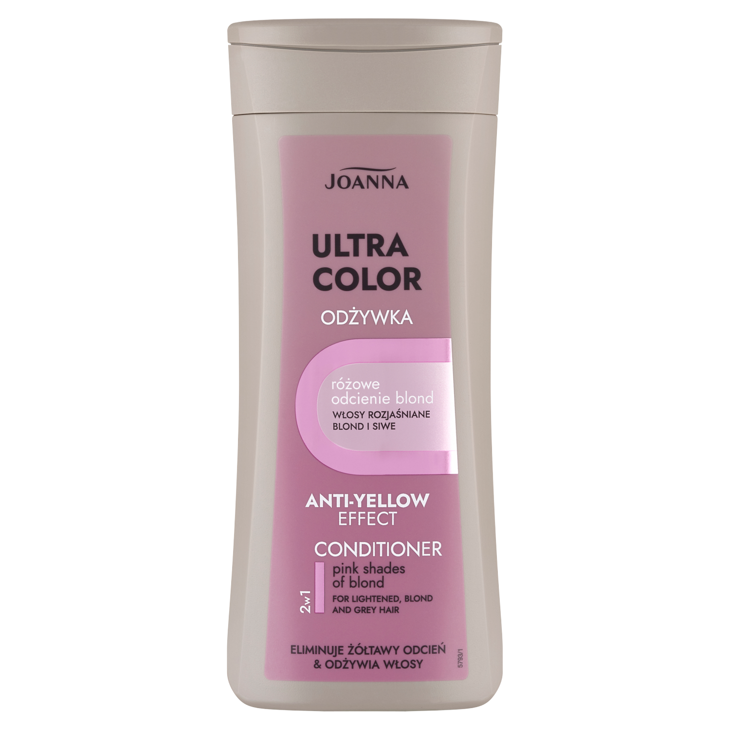 Joanna Ultra Color odżywka do włosów blond, rozjaśnianych i siwych, 200 g