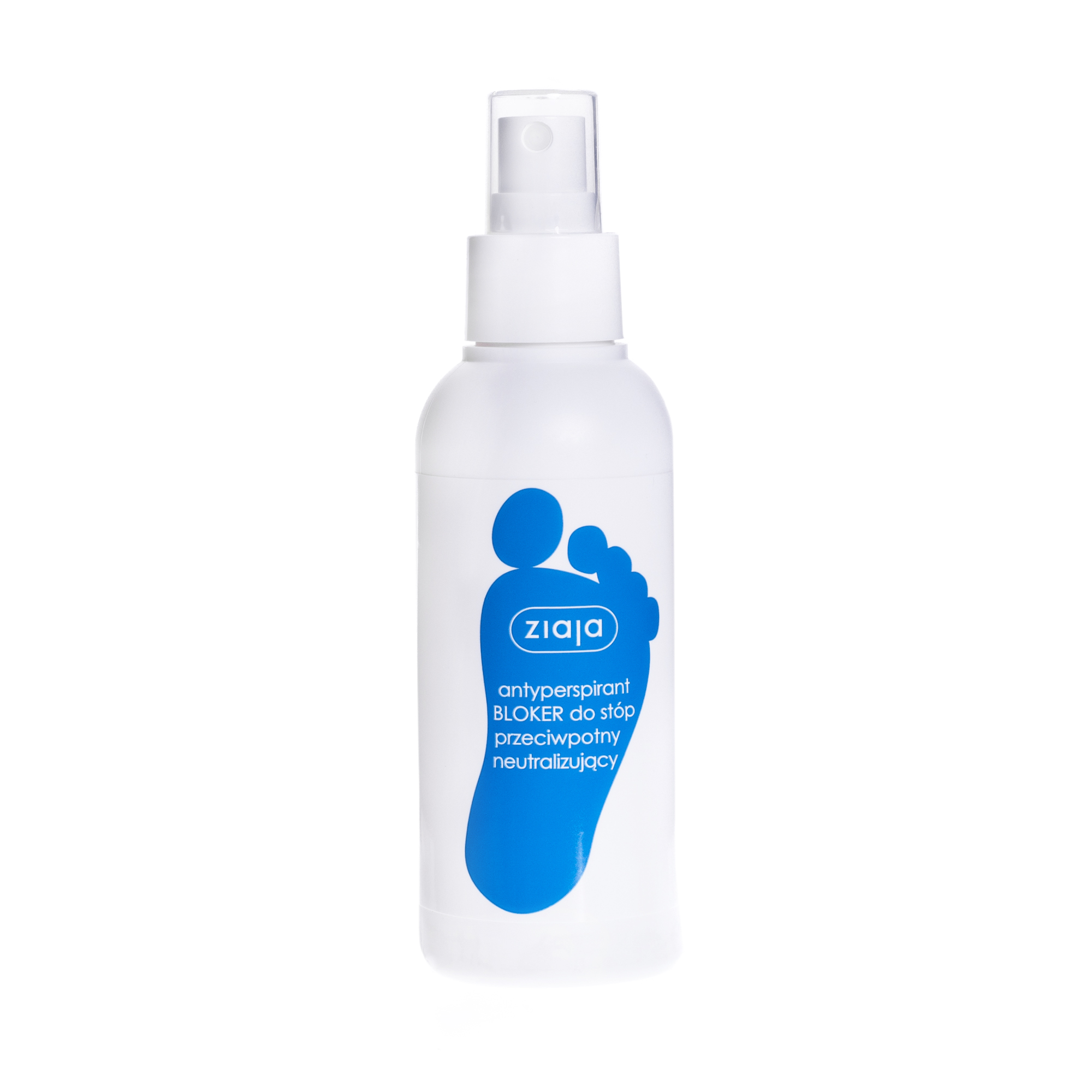 Ziaja Stopy Antyperspirant, bloker do stóp przeciwpotny i neutralizujący zapach, 100 ml