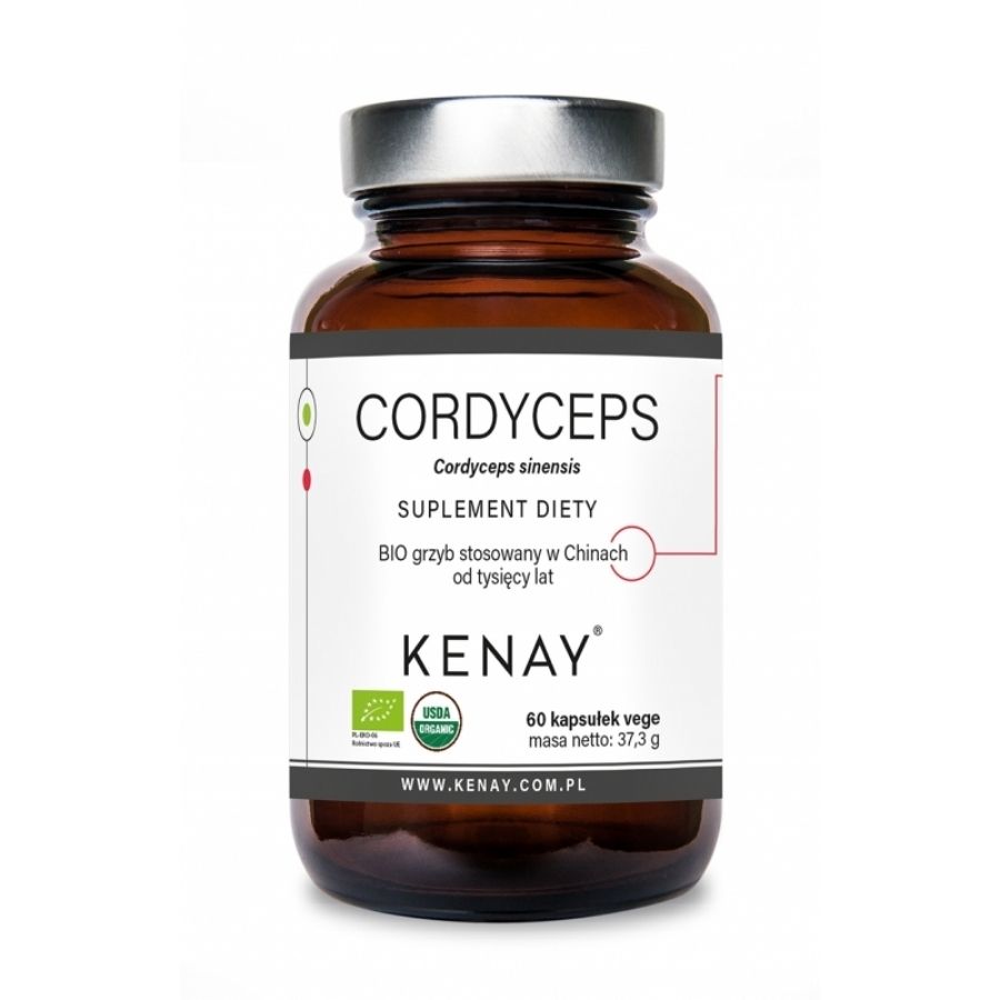 Kenay Cordyceps Sinensis Bio 525 mg suplement diety, 60 kaps./1 opak.