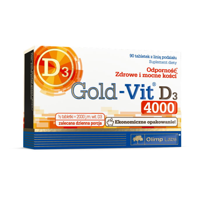 Olimp Gold-Vit D3, suplement diety, 4000 j, 90 tabletek