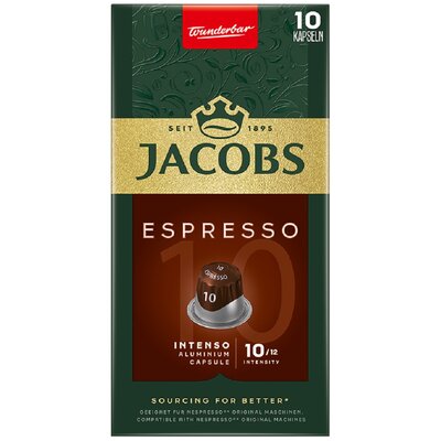 Kapsułki JACOBS Espresso Intenso 10 do ekspresu Nespresso