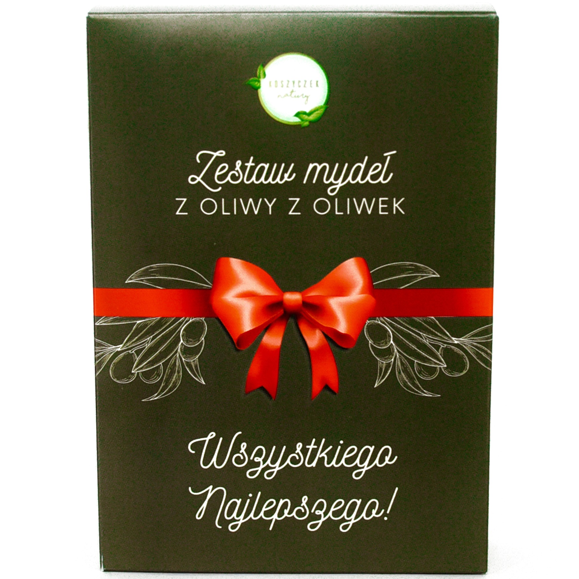 Koszyczek Natury zestaw: mydło z oliwy z oliwek ze złotem, 100 g + mydło z oliwy z oliwek ze srebrem, 100 g + mydło z oliwy z oliwek, 200 g