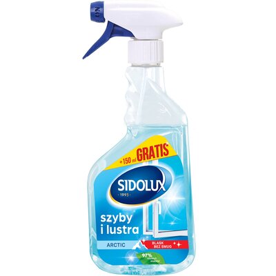 Płyn do mycia szyb SIDOLUX Crystal Arctic 650 ml