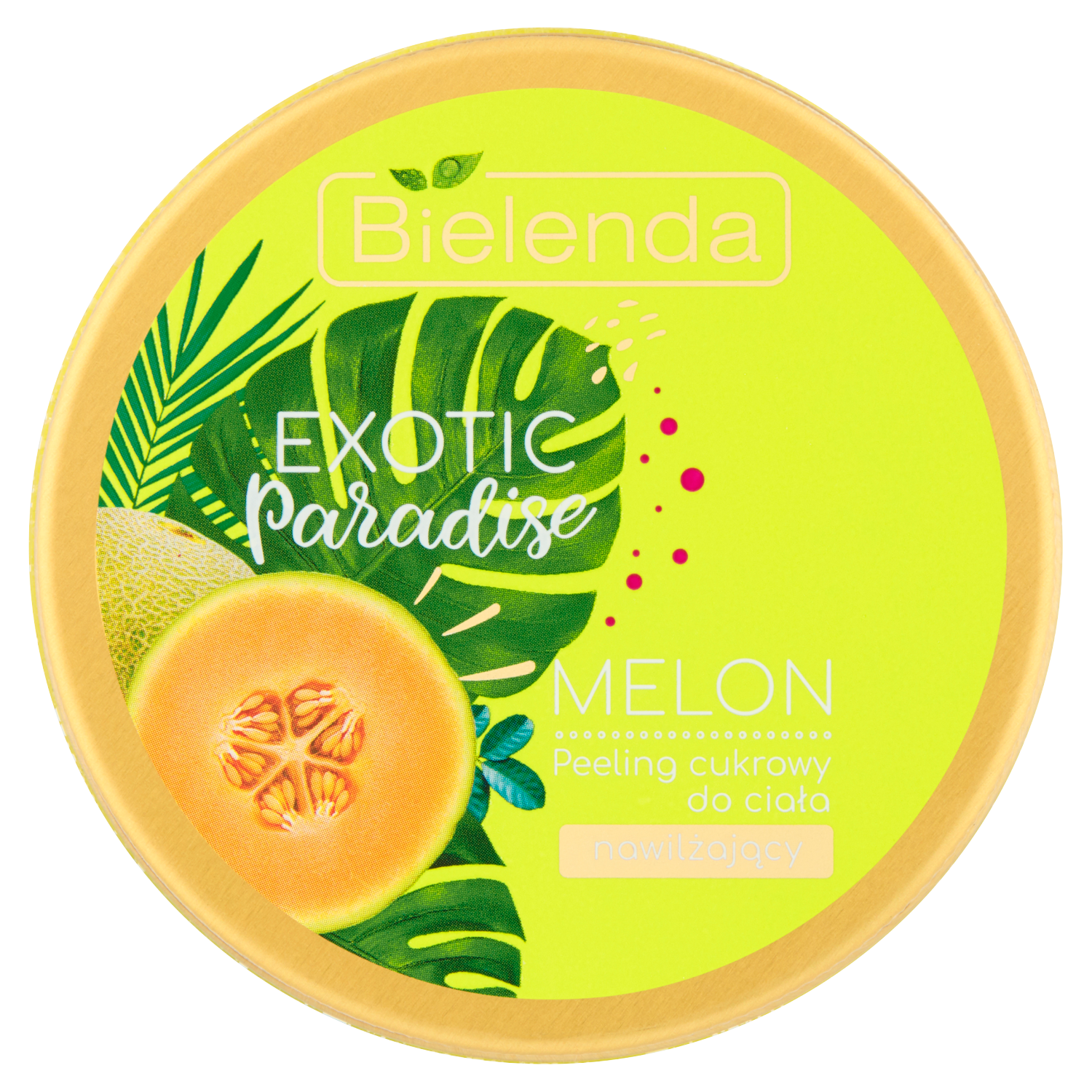 Bielenda Exotic Paradise nawilżający peeling cukrowy do ciała z sokiem z melona, 350 g