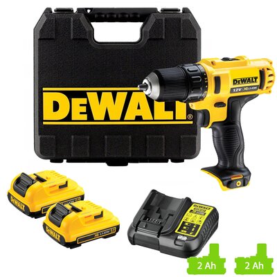 Wiertarko-wkrętarka DEWALT DCD710D2-QW zestaw akumulatorów