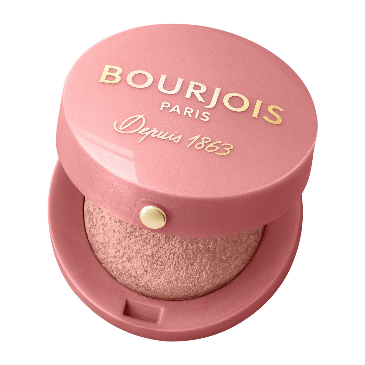 Bourjois Little Round Pot trwały róż do policzków z lusterkiem i pędzelkiem 95 rose de jaspe, 2,5 g