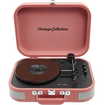 Gramofon MUSE MT-201 BTP Bluetooth USB Różowy