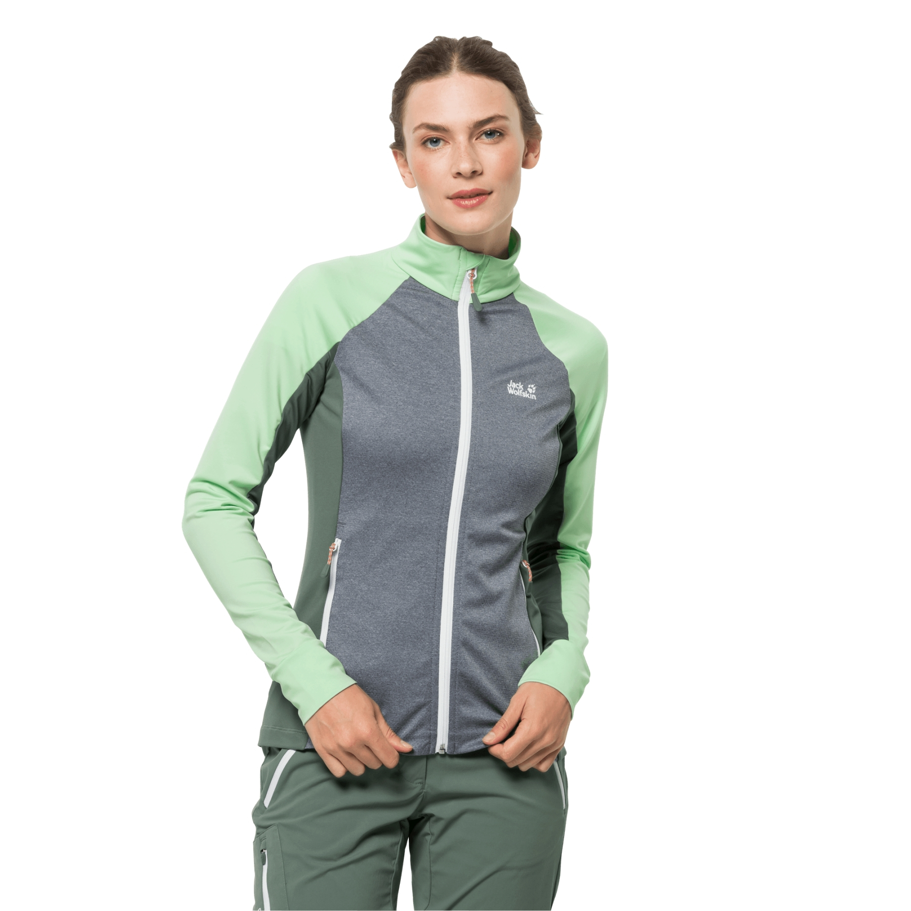 Polar damski MILFORD SKY FLEECE W milky green - L