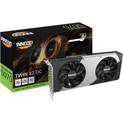 Karta graficzna INNO3D GeForce RTX 5070 Twin X2 OC 12GB DLSS 4