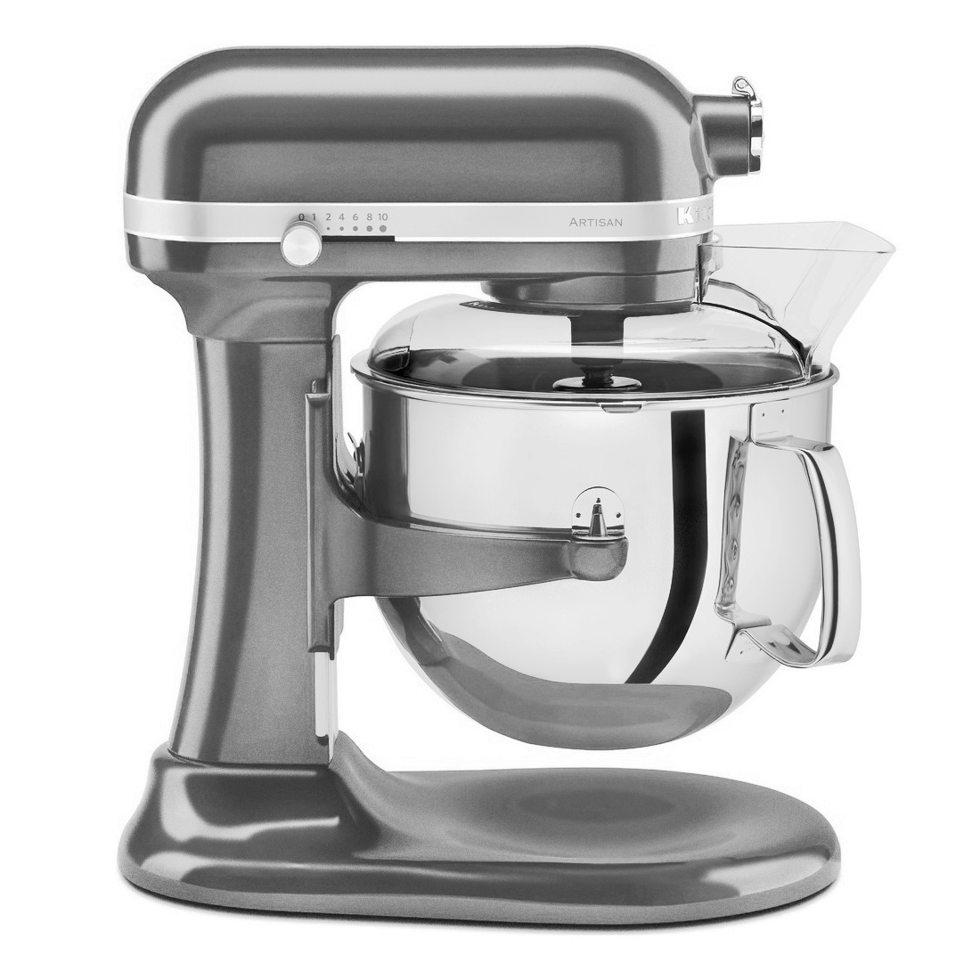 KitchenAid - Mikser planetarny Artisan 7 Srebrzystopopielaty