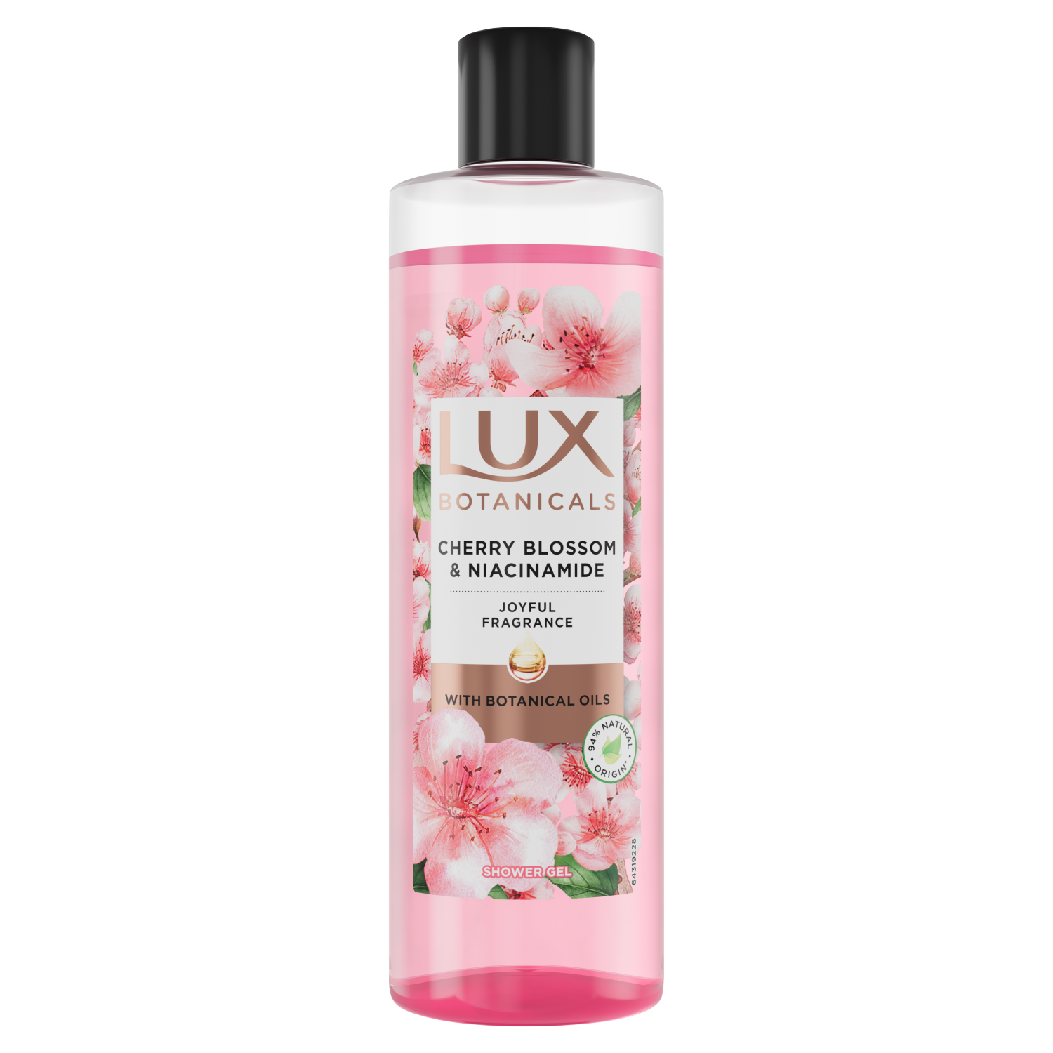 Lux Botanicals Cherry Blossom Niacynamid żel pod prysznic, 480 ml