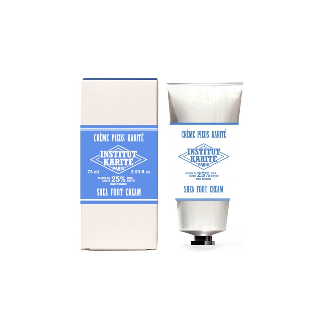 Institut Karite Shea Foot Cream bezzapachowy krem do stóp z masłem Shea, 75 ml
