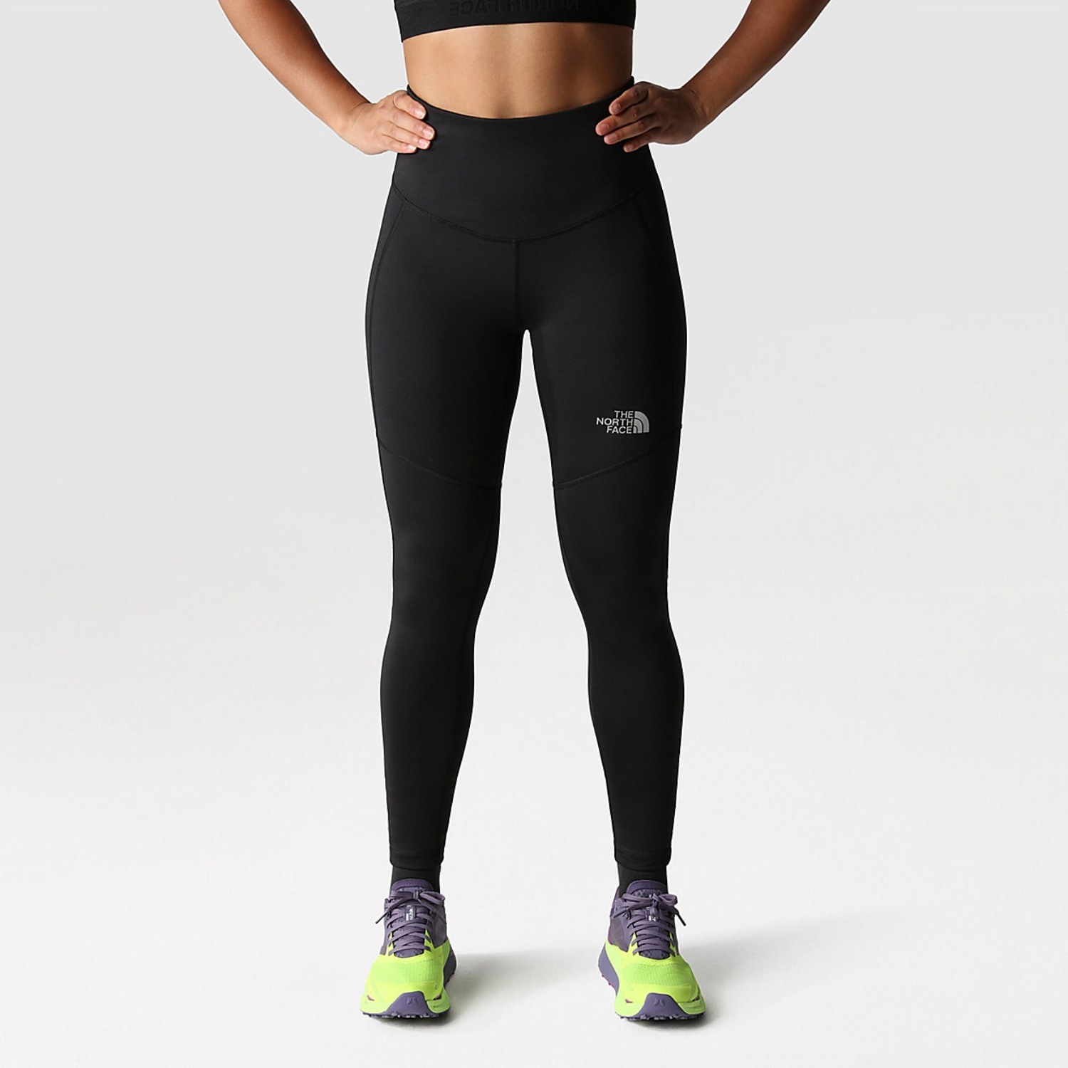 Damskie legginsy do biegania The North Face Run Tight black - L
