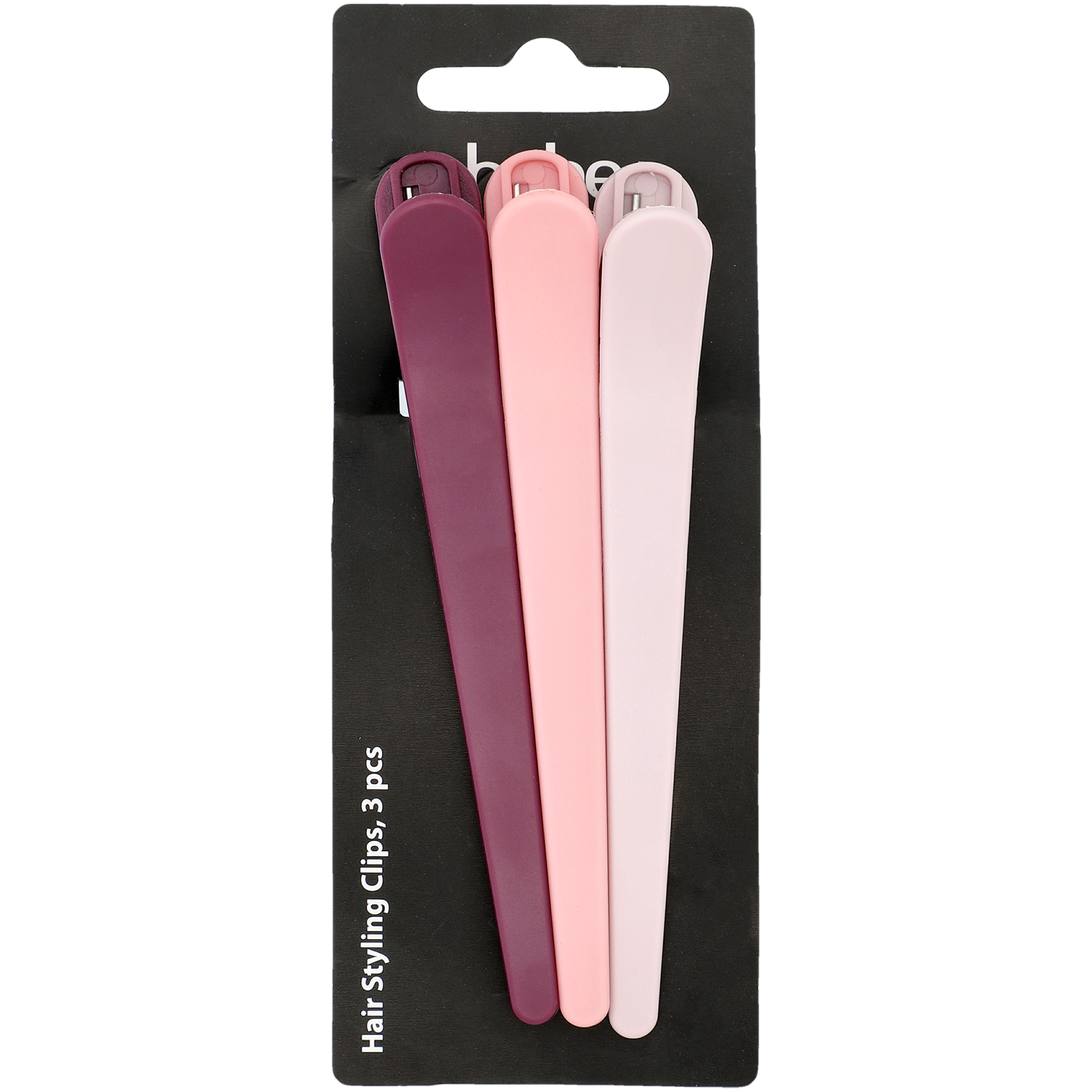 Hebe Professional Hair Styling Clips klipsy do włosów, 3 szt./1 opak.
