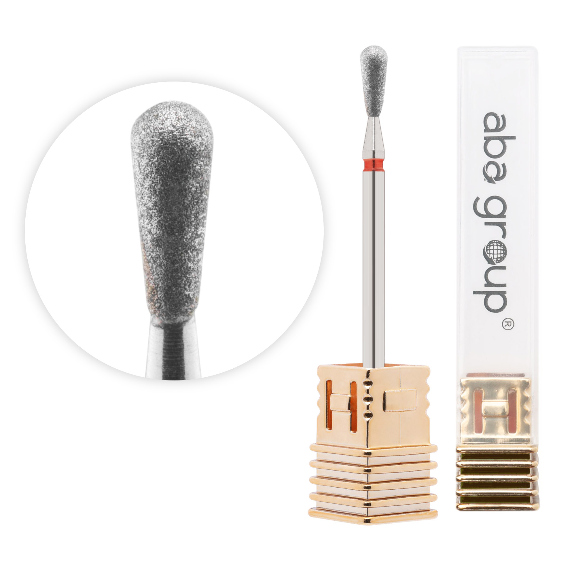 Aba Group frez diamentowy odwrócony stożek, delikatny, 1 szt.