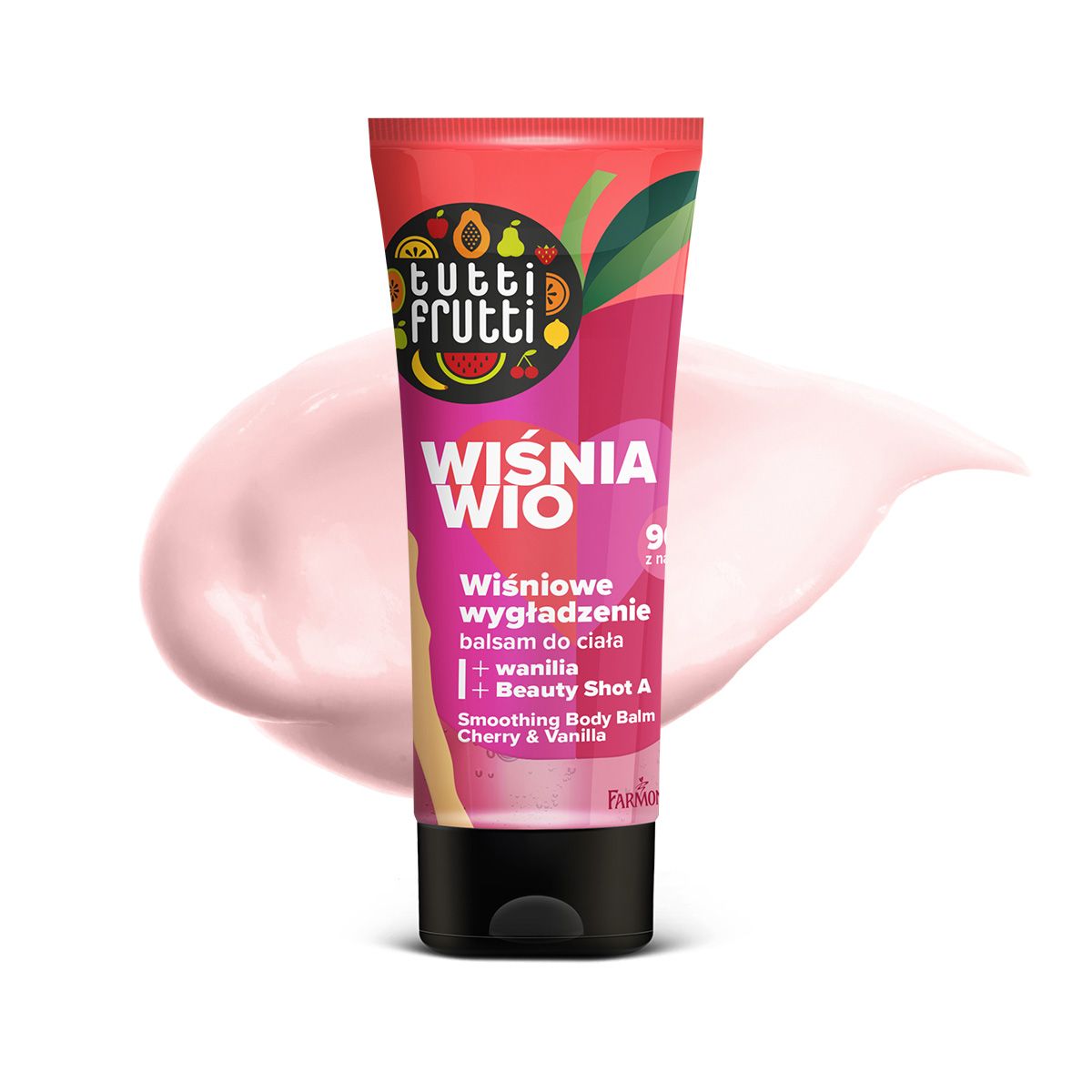 Tutti Frutti Wiśnia Wio wygładzający balsam do ciała, 200 g