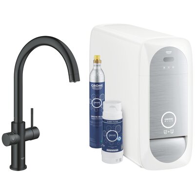 Bateria GROHE Blue Home 31455KS1 z filtrem Aksamitna czerń