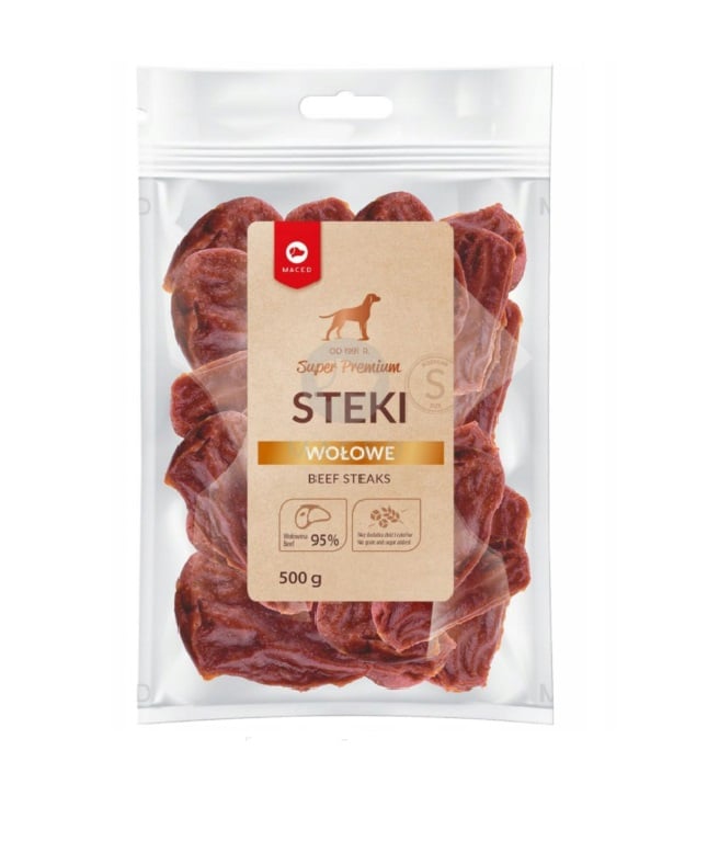 MACED STEKI WOŁOWE 95% mięsa 500g