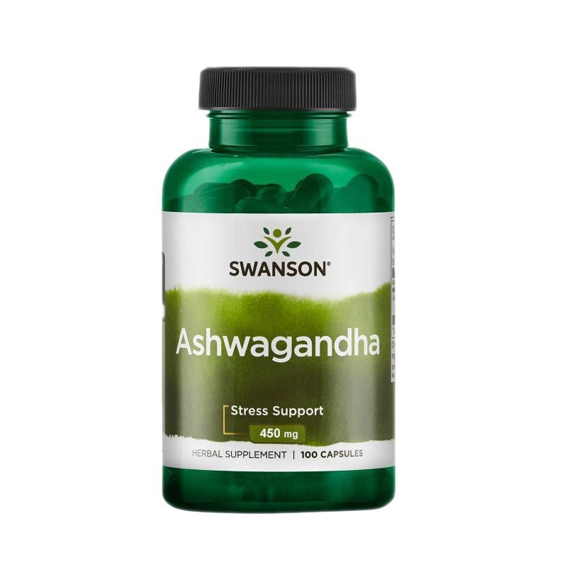 Swanson Ashwagandha suplement diety, 100 kaps./1 opak.