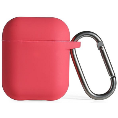Etui na słuchawki BELINE Silicone do Apple AirPods 1/2 Czerwony