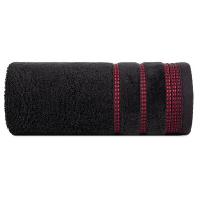 Ręcznik Amanda (08) Czarny 70 x 140 cm